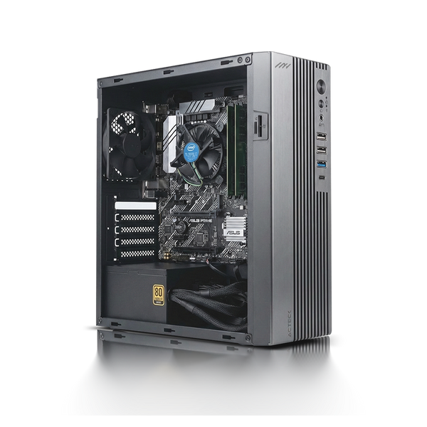 PC Profesional  GeForce RTX™  5070, Intel® Xeon™ w5-3435X, 128GB DDR5 RAM, 2TB M.2 Nvme Gen 4 SSD, Windows 11 Pro for Workstations, PC Power-262,Color Negro