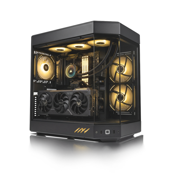 PC Gamer  GeForce RTX™  5080, AMD Ryzen™ 9 9900X, 32GB DDR5 RAM, 2TB M.2 Nvme Gen 4 SSD, Windows 11, PC Power-073,Color Negro